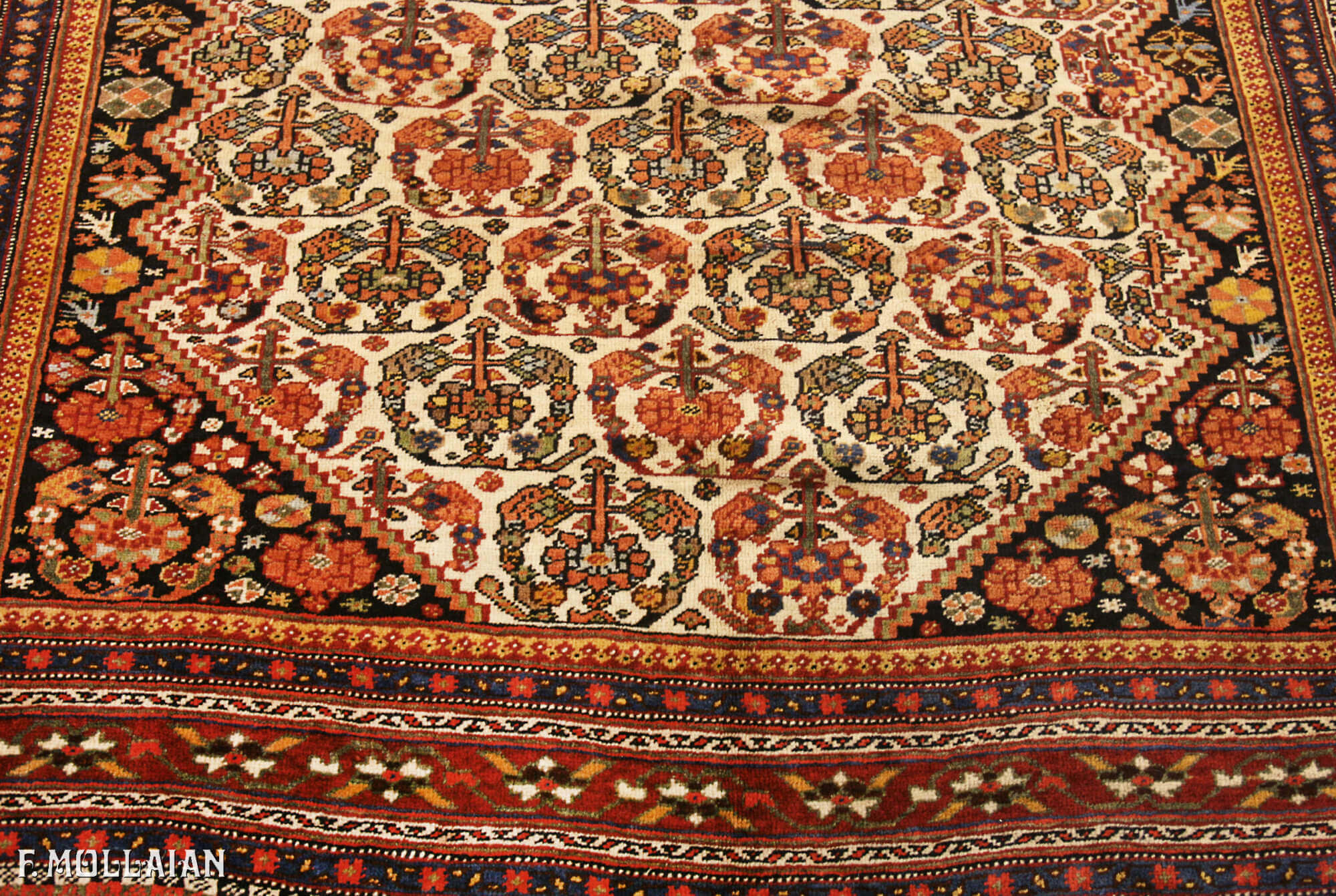 Tapis Persan Antique Kashkuli n°:97183079